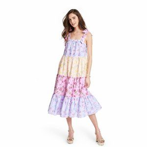 Women's Margaux Tie-Strap Tiered Dress - NWT!